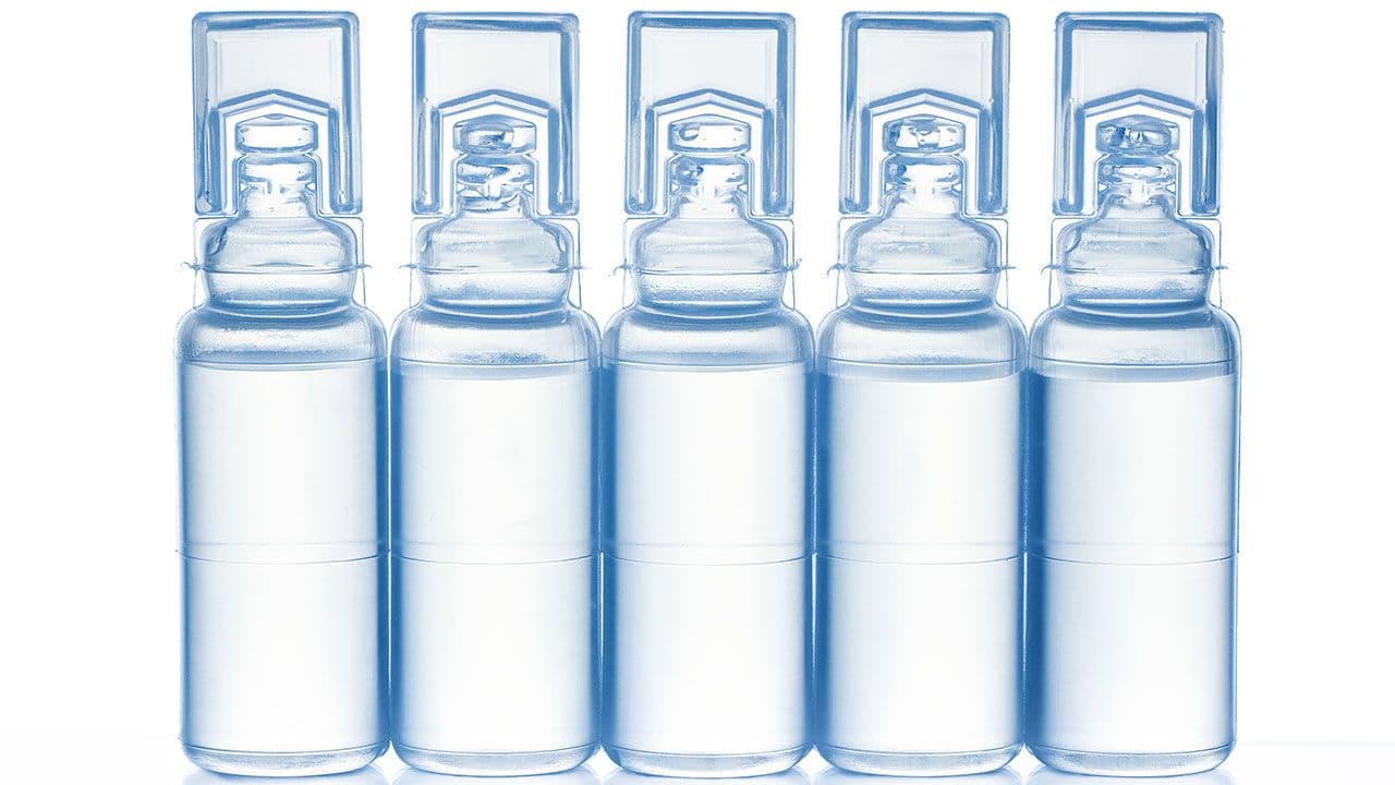 Row of Vials